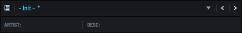 Preset Metadata (Artist and Description)