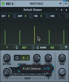 Click-Dragging a Knob