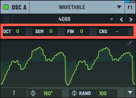Oscillator Pitch Controls