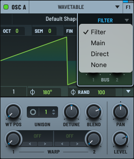 Routing Menu